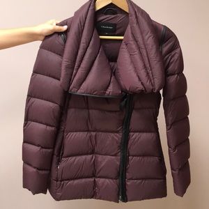 Mackage size small burgundy puffer short coat